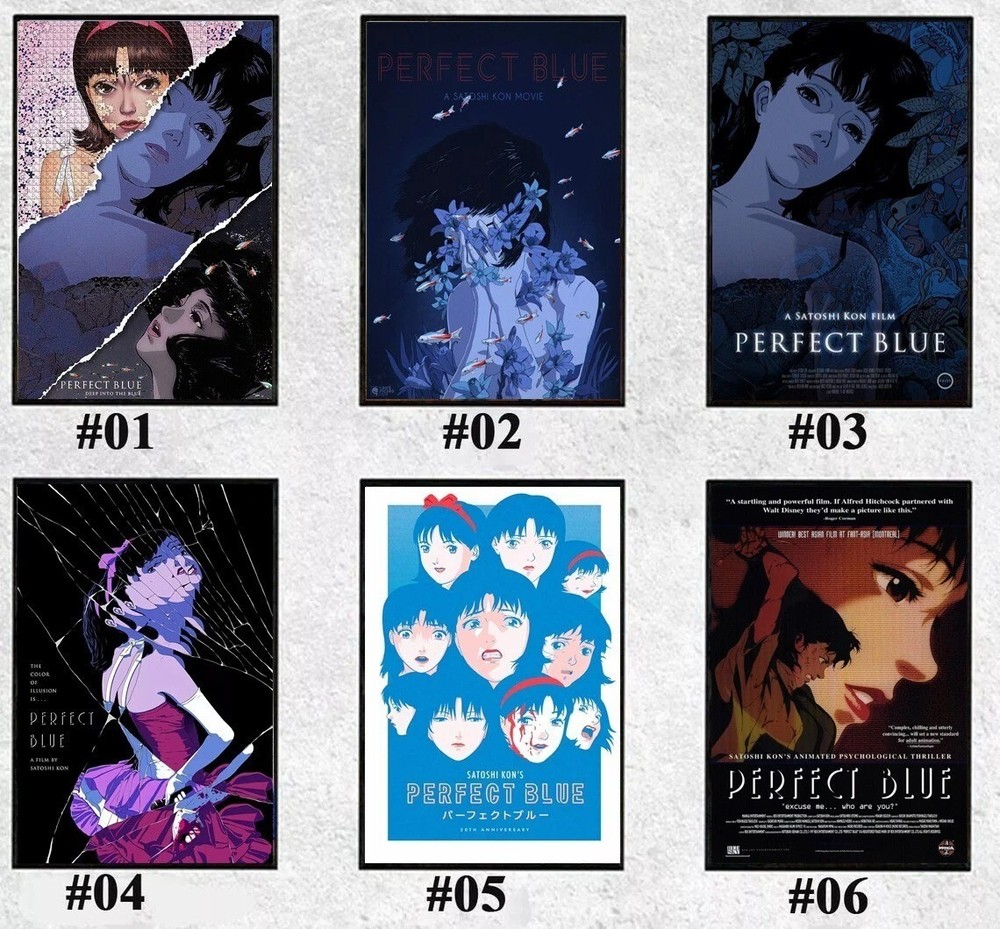 Perfect Blue Movie Poster, 1997 A Satoshi Kon Film Poster