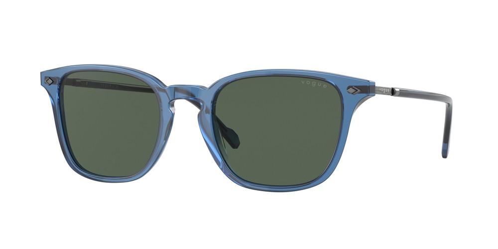 VOGUE VO5431S 298371 Pillow Blue Sea Dark Green 52mm Men's Sunglasses for Style and Protection