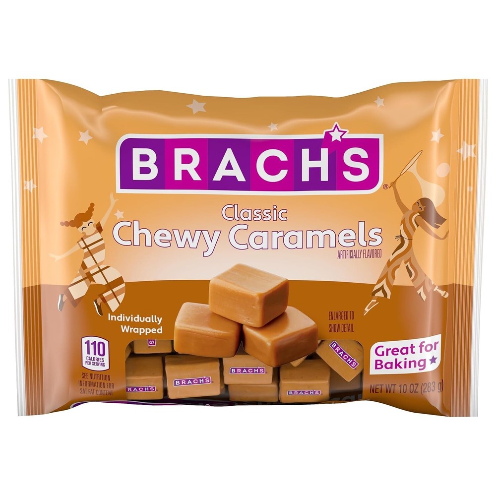 Brachs Milk Maid Caramels Individually Wrapped 10oz Bag