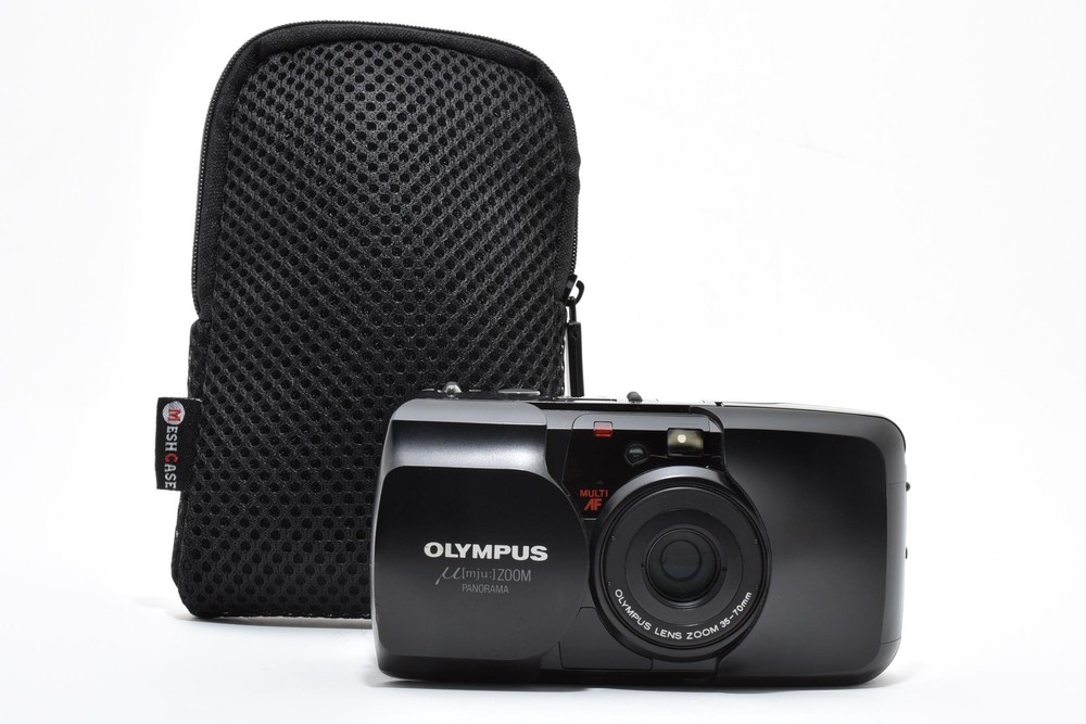 video! [MINT]OLYMPUS μ mju Zoom PANORAMA Point Shoot 35mm Film Camera From JAPAN