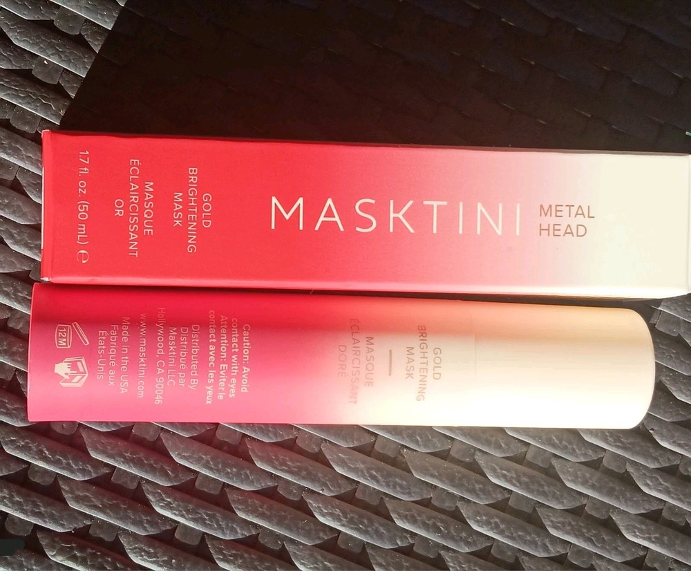 Metal Head Gold Brightening Mask for Women - 1.7 oz Glow-Boosting Treatment