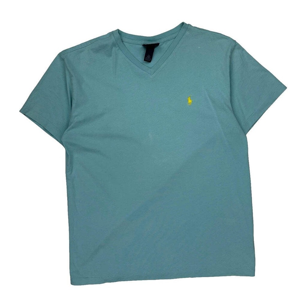 Polo By Ralph Lauren T-Shirt - Medium Blue Cotton