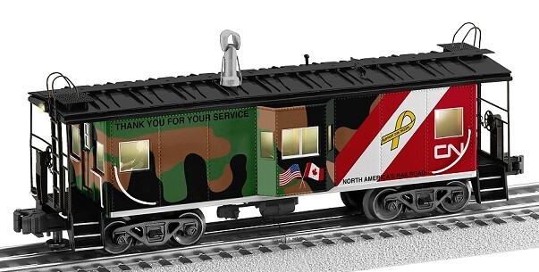 Lionel 2226790 CN Veterans Bay Window Caboose O Gauge Train