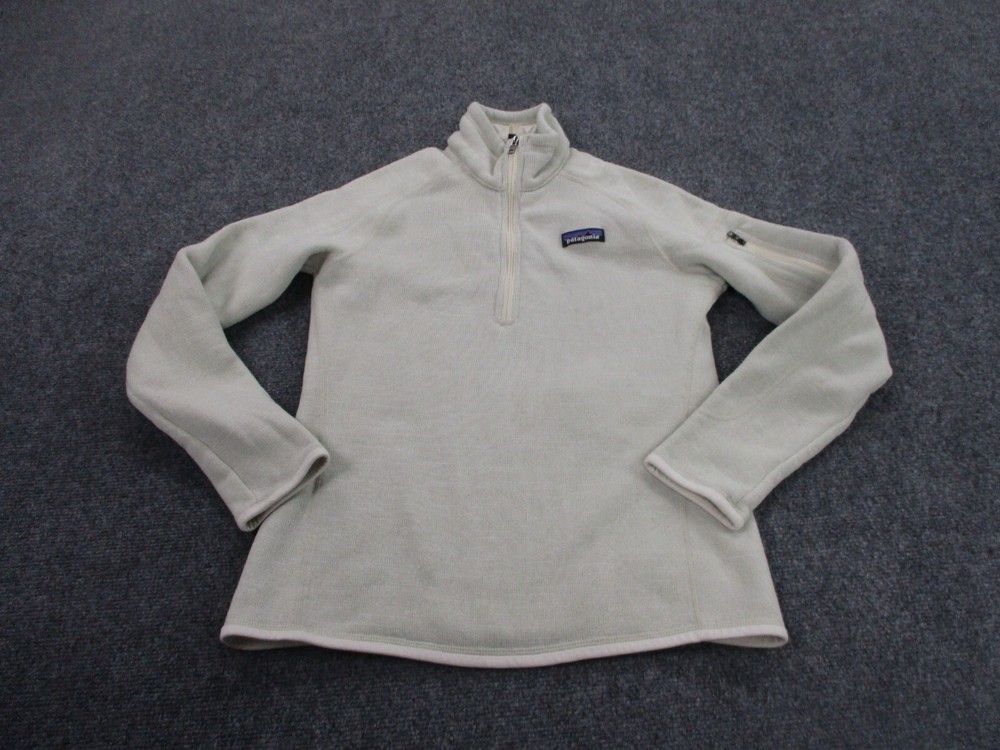 Patagonia Jacket Adult S White Better Sweater Outdoors Hiking Camping Womens