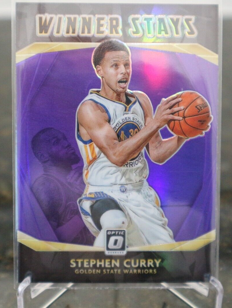 2020-21 Panini Donruss Optic - Winner Stays Purple Prizm #3 Stephen Curry
