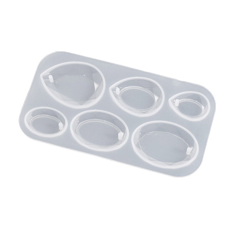 Resin Jewelry Molds with Hanging Hole Silicone Keychain Mold Unique Earring Mold