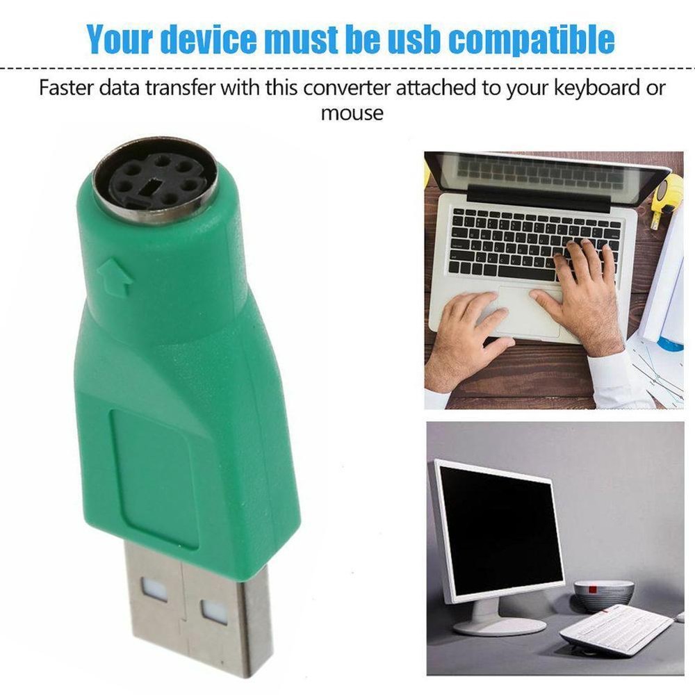 2 Female to USB Male Converter Connector Adapter For PC|U.S