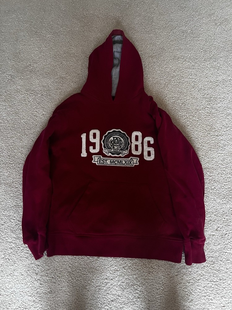 Red Vintage Abercrombie Like Hoodie Size S