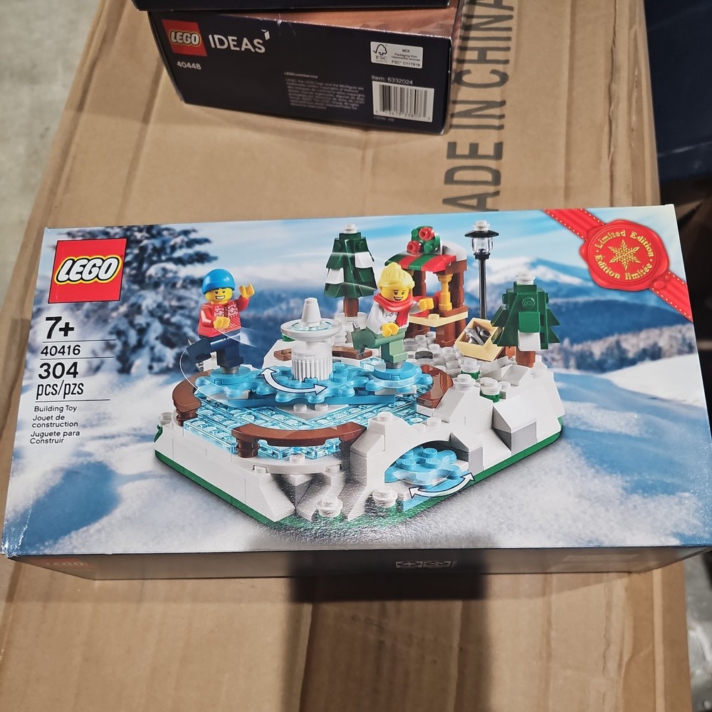 Lego Ice Skating Rink 40416 2020 Christmas Promo - NEW SEALED BOX NSB