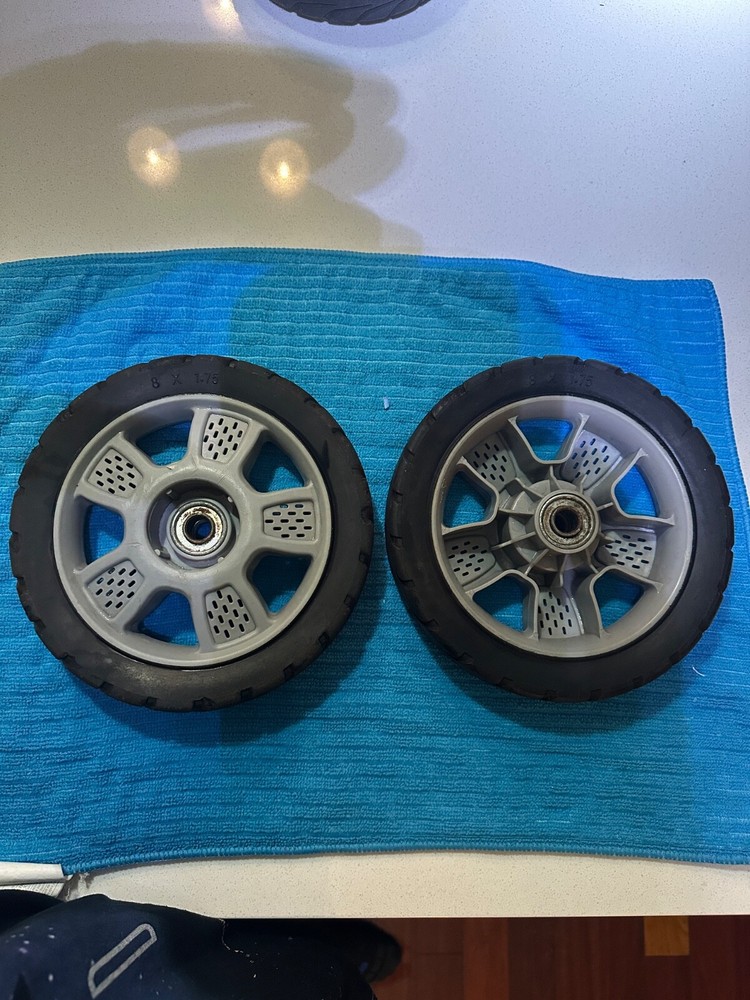8-Inch Heavy-Duty Lawn Mower Wheels with 1.75mm Bore Size
