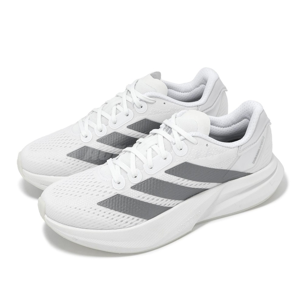 adidas Duramo Speed 2 W Women's Road Running Shoes in White Gray IH8210