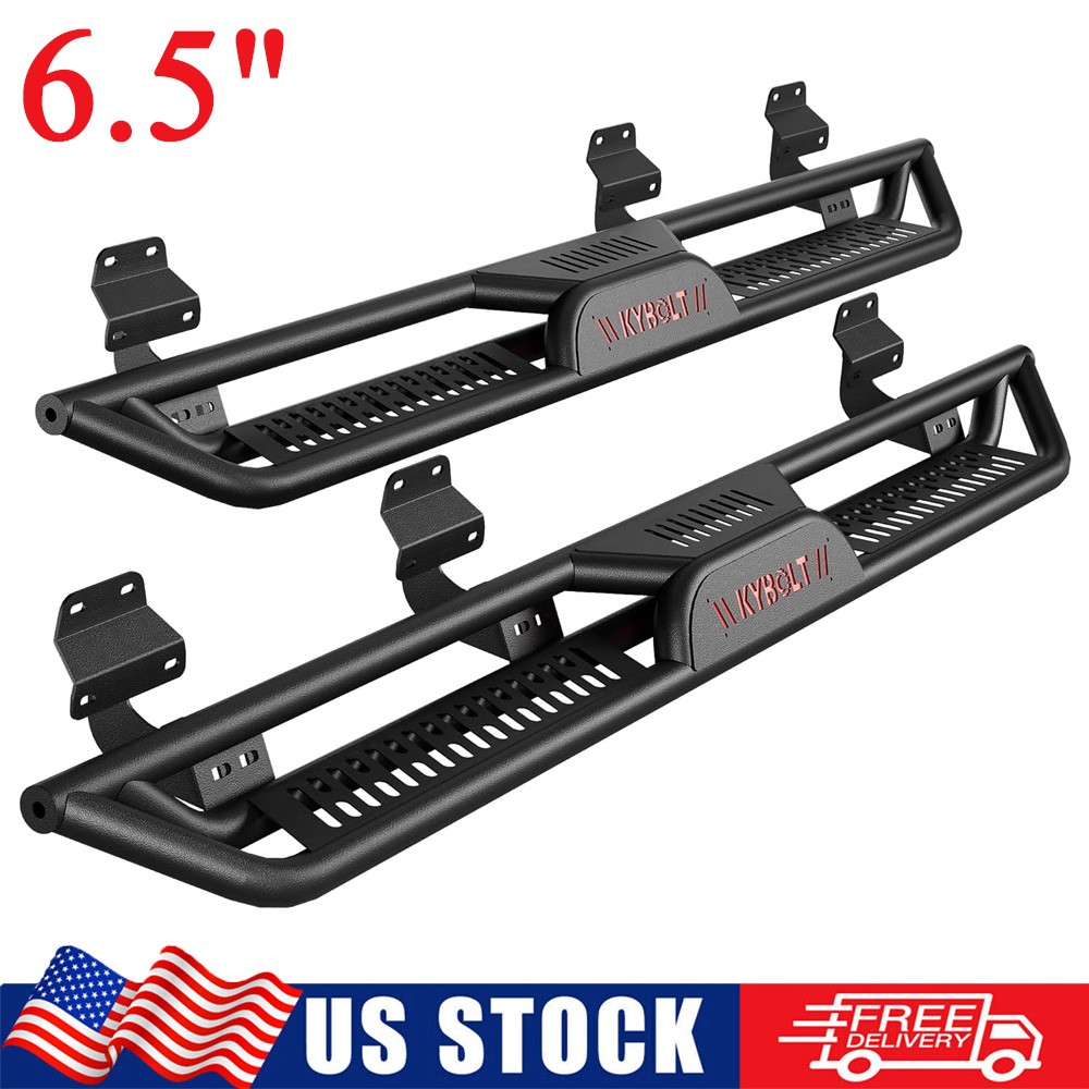 Steel Running Boards Drop Down Side Steps for 2015-2025 Ford F-150 SuperCrew Cab