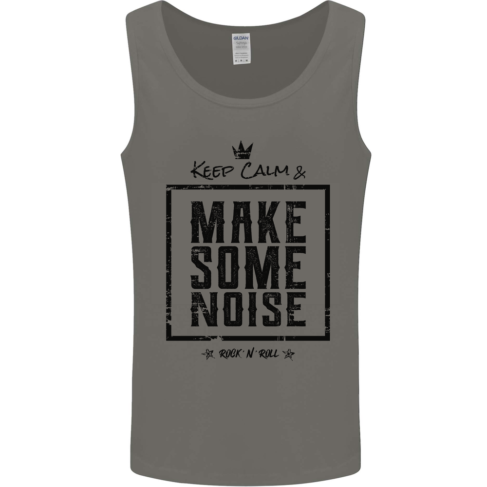 Keep Calm & Make Some Noise Rock n Roll Mens Vest Tank Top
