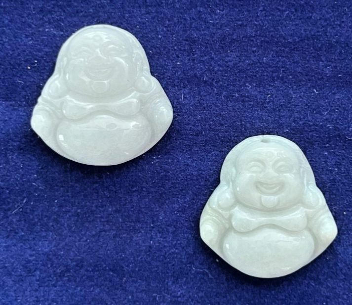 Mini jade buddha set