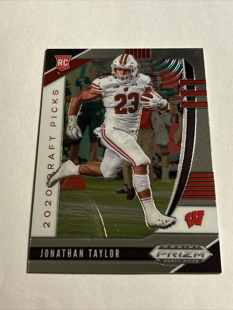 Jonathan Taylor 2020 Panini Prizm Draft Picks #106 Wisconsin Badgers RC