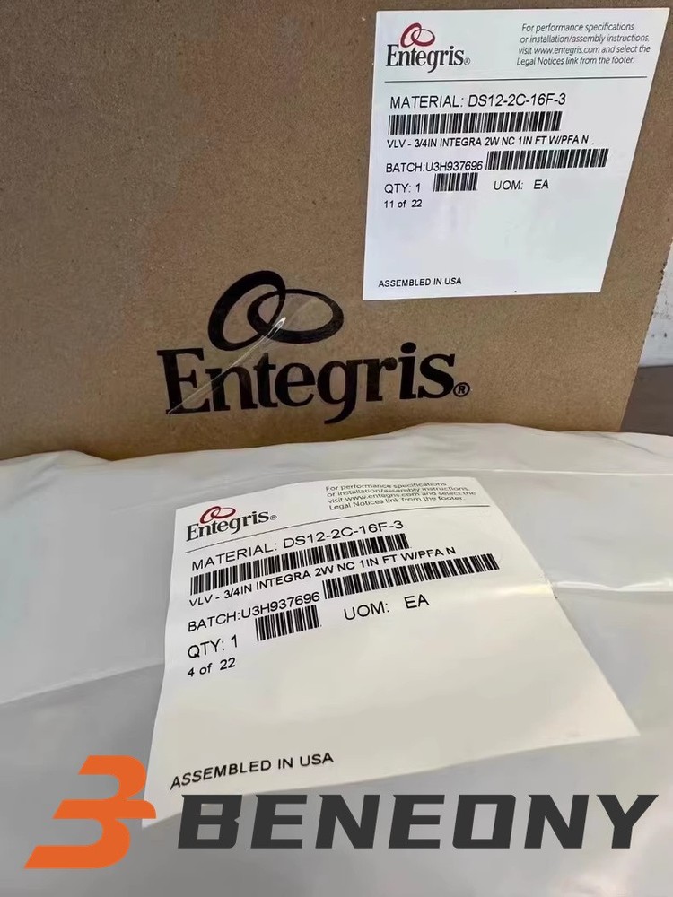 1PC NEW Entegris DS12-2C-16F-3 Pneumatic Valve Fast Shipping DHL