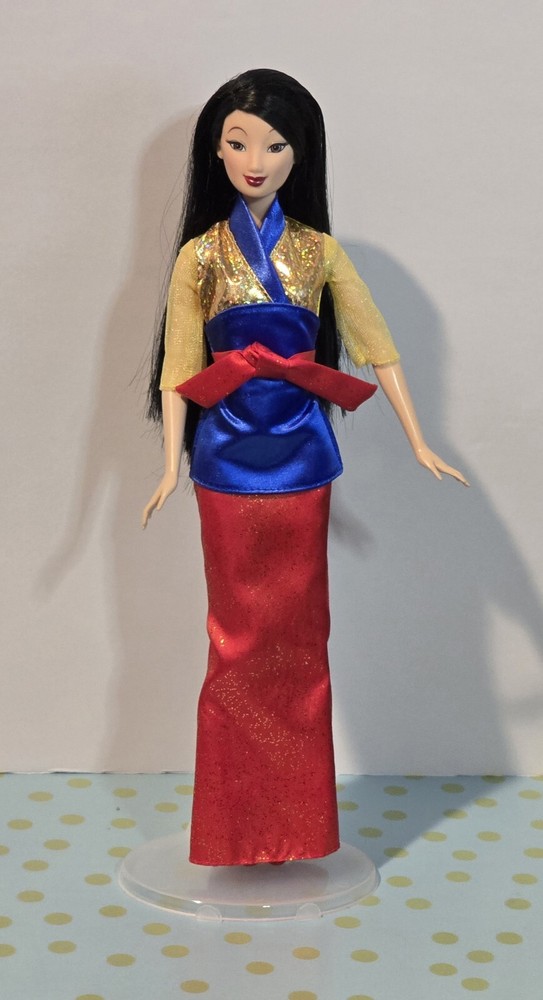 Disney Mattel 2008 Shimmer Princess Mulan, Replaced Shoes