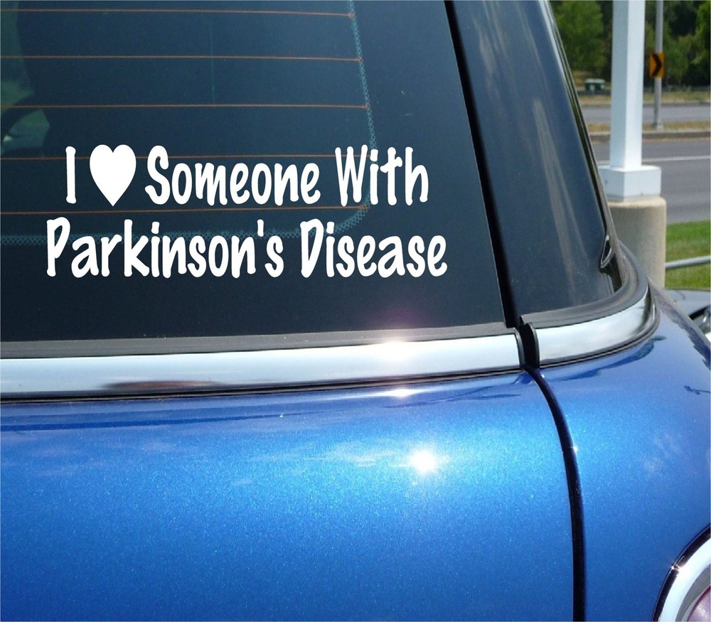 Show Support with Parkinson's Disease Awareness Decal Sticker for Car or Truck Window