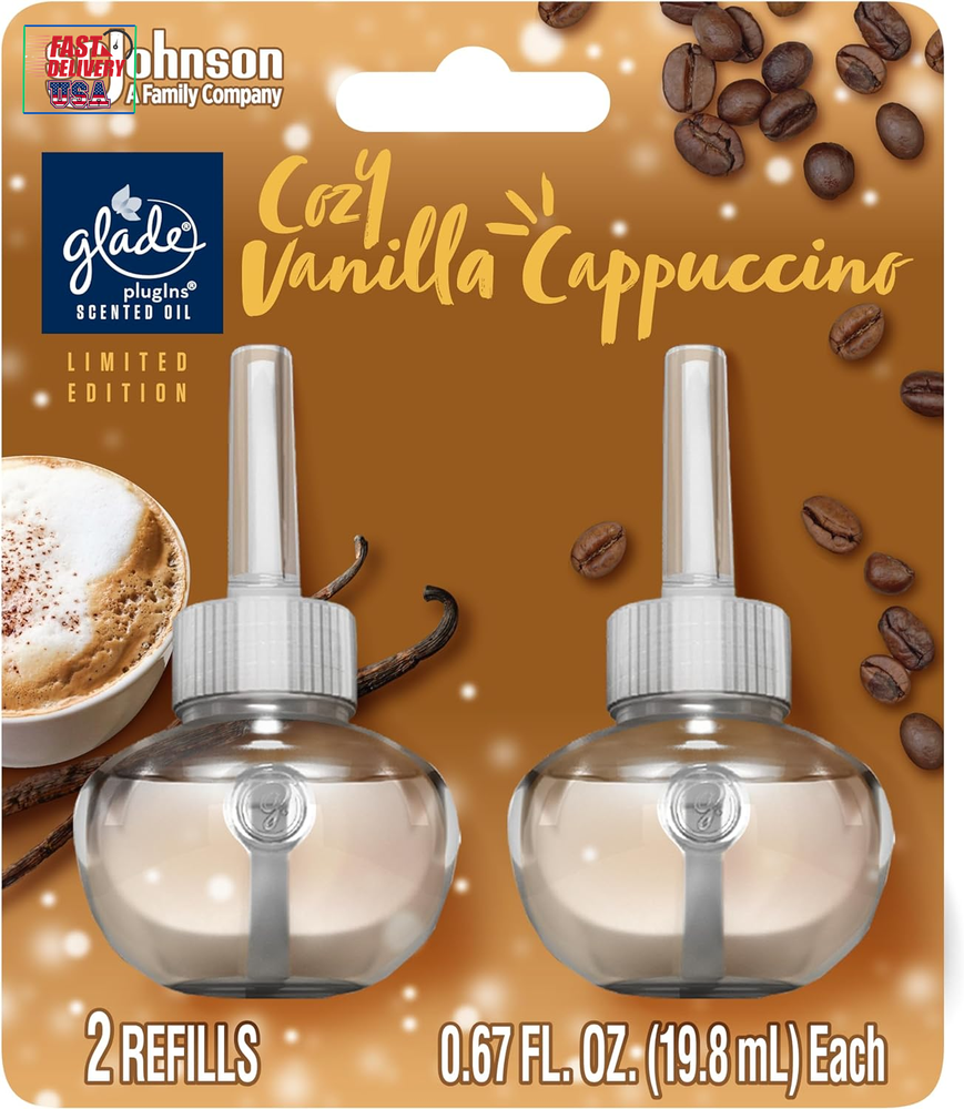 Plugins Refills Air Freshener - Long-Lasting Scented Oils and Essential Oil Blends for Home, Bathroom, and Office Spaces