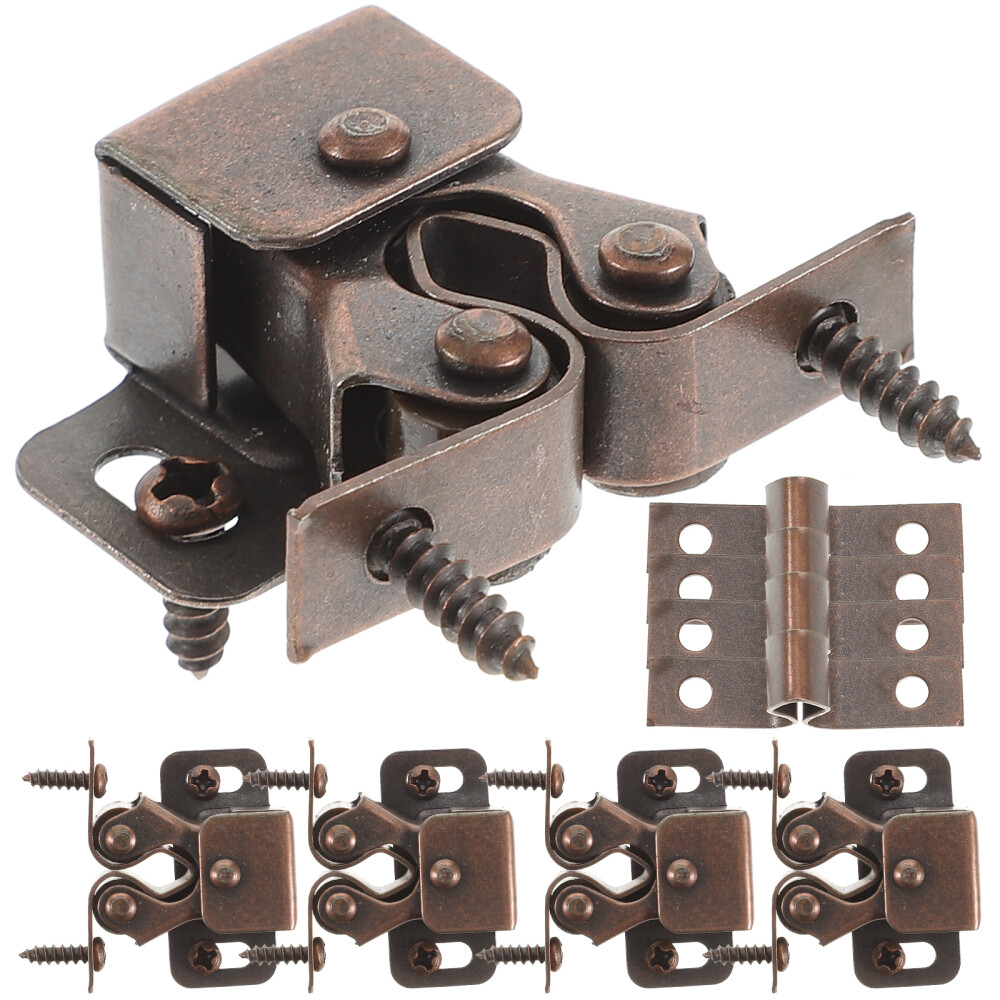 20 Pcs Cabinet Door Latches Spring Buckle Cold-rolled Steel Hardware
