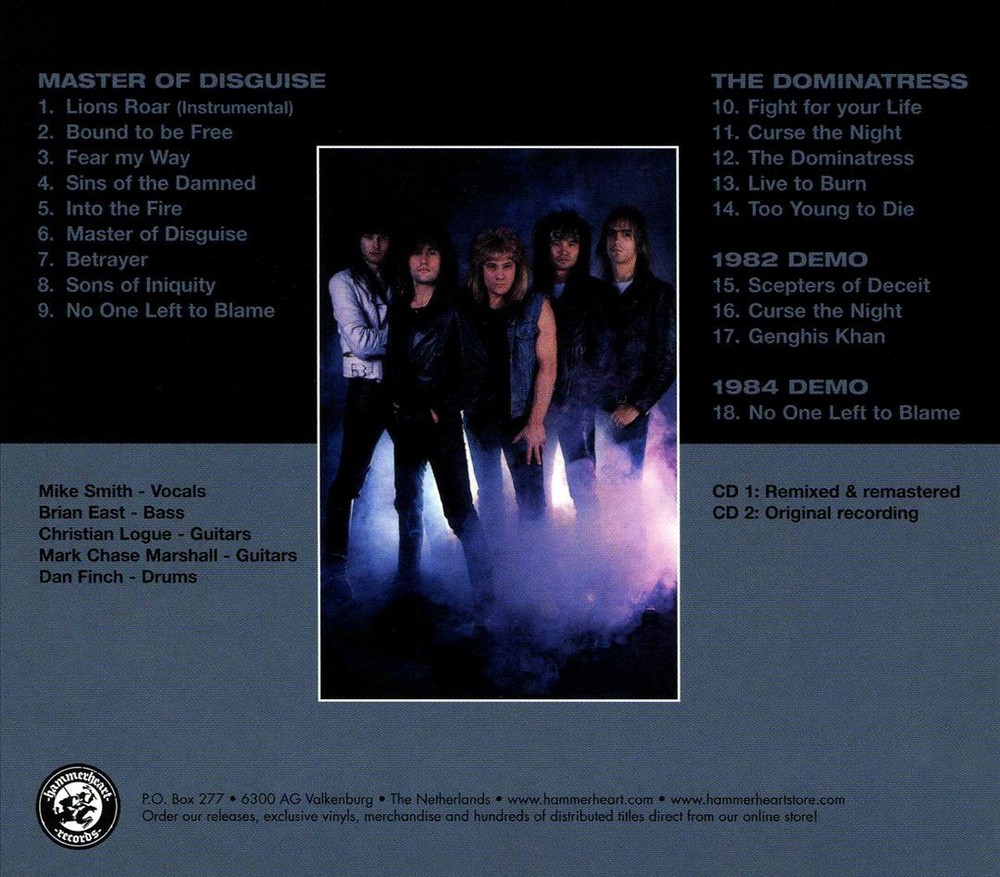 Savage Grace Master of Disguise Brand New CD Album  
