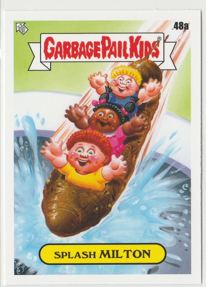 Milton #48a Garbage Pail Kids GPK 2021 Go On Vacation Trading Card