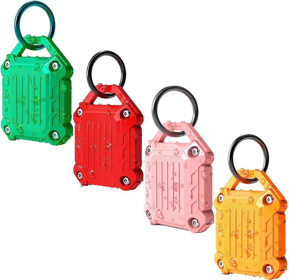 Waterproof Airtag Keychain Case with Screw Cover for Apple AirTags