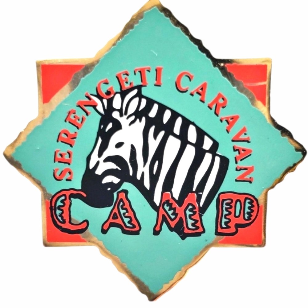 Disney Serengeti Caravan Camp Zebra Enamel Pin