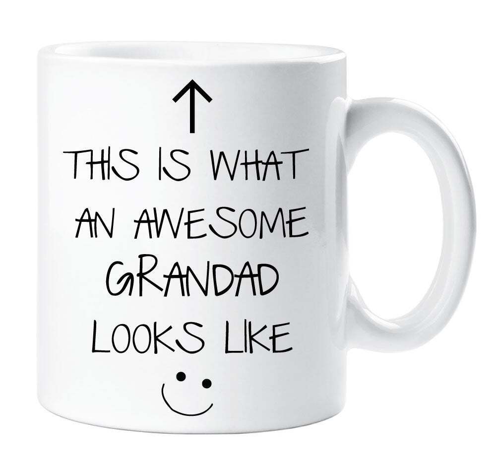 Awesome Grandad Mug - Ceramic Gift for Amazing Grandfathers