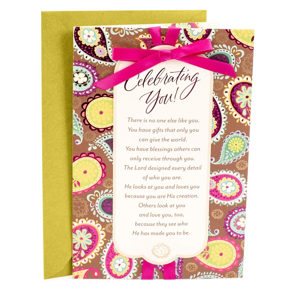 Hallmark Mahogany Religious Birthday Card for Her 1 Pack, Try to Be Good