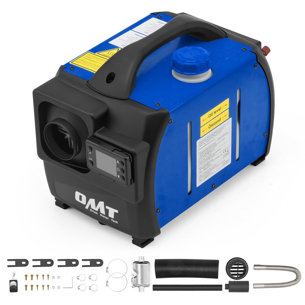 OMT Diesel Air Heater All in One 12V 24V 5kW with LCD Monitor & Remote Control