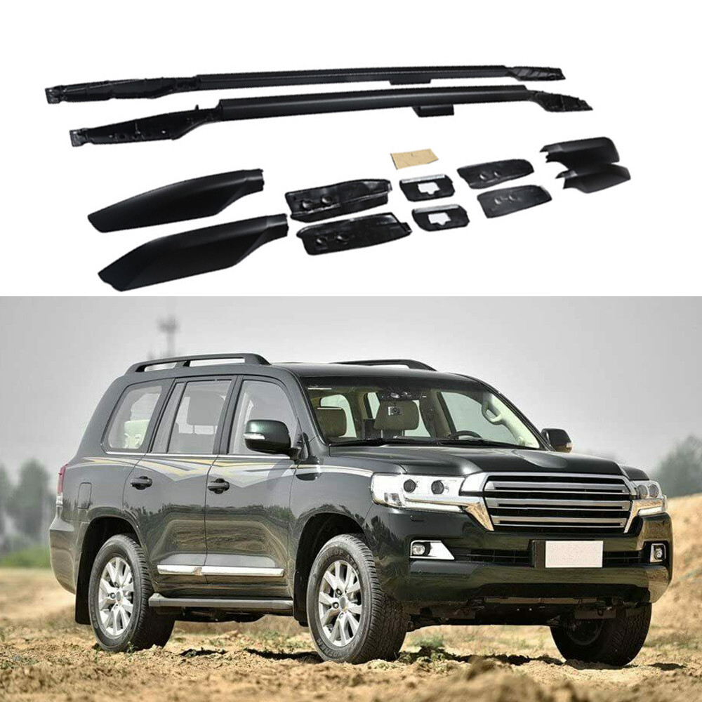 2PCS Roof Rail Fits For Toyota Land Cruiser J200 LC200 2008-2021 Luggage Carrier