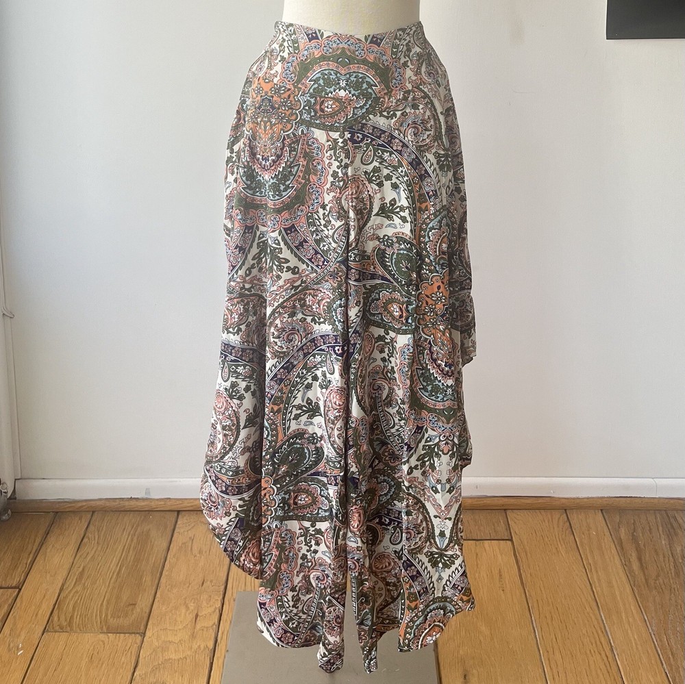 Asymmetric wide leg parachute pants for a bold statement