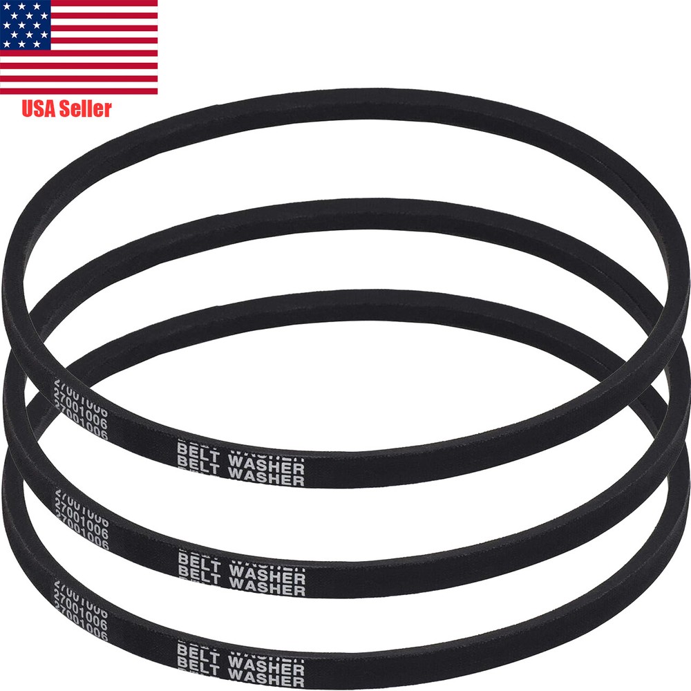 Speed Queen Whirlpool Amana Washer Agitator Belt 3-Pack 38174 27001006