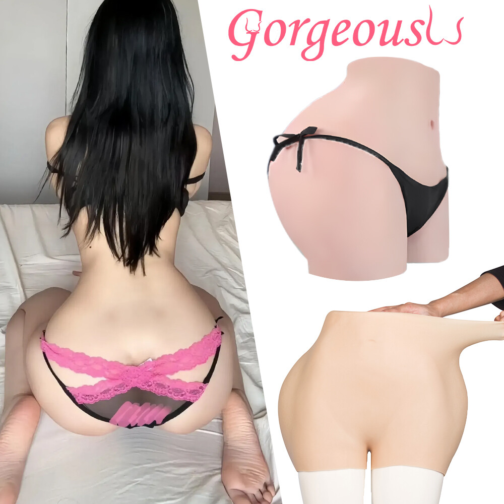 Silicone Hip Buttock Enhancer Transgender Crossdresser Fake Vagina Pants Panties
