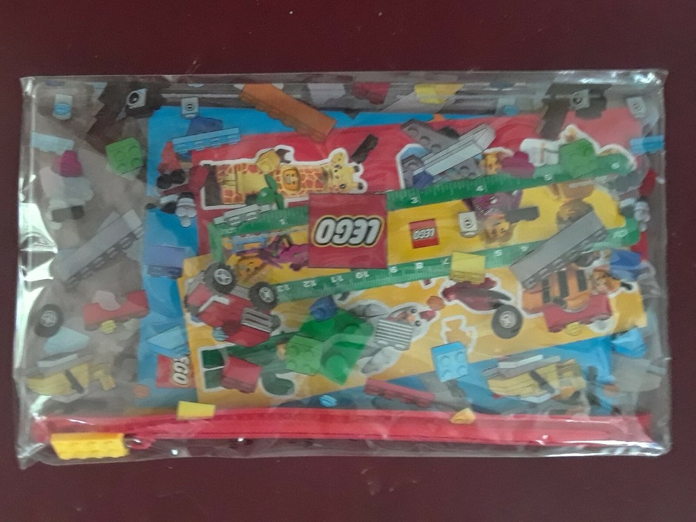 LEGO Back to School Pack 5005969 with Pouch Pencil Eraser Ruler and Stickers 2019 Edition-image