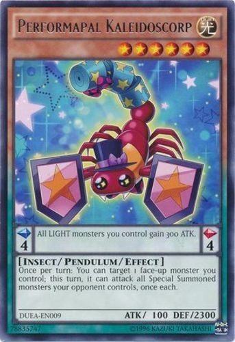 Performapal Kaleidoscorp DUEA-EN009 Rare Unlimited Edition Moderately Played