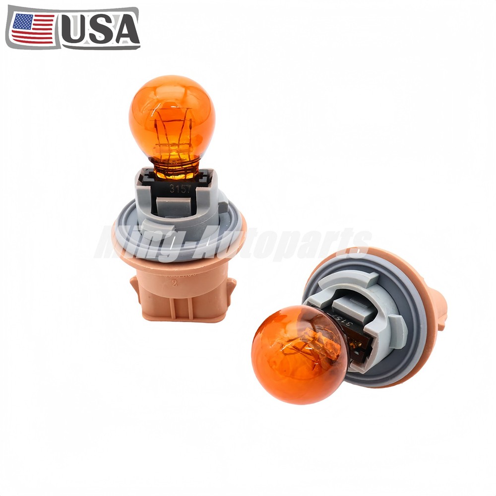 Pair Replacement Lamp Socket with Bulbs For Lincoln Aviator Blackwood Navigator