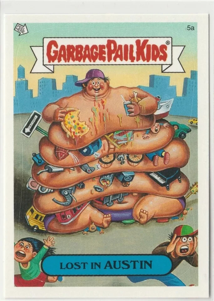 Lost in Austin Garbage Pail Kids GPK 2004 ANS2 Series 2 Card