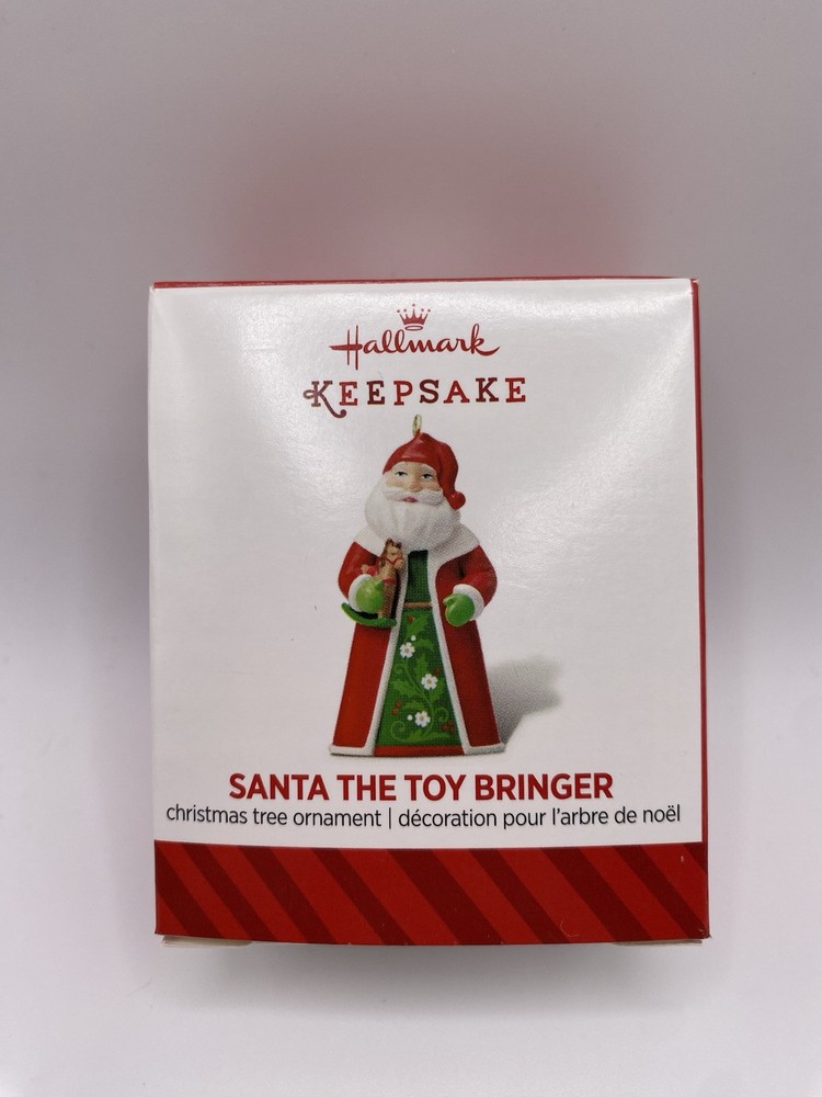 2014 Hallmark Keepsake Mini Santa The Toy Bringer Christmas Ornament New READ