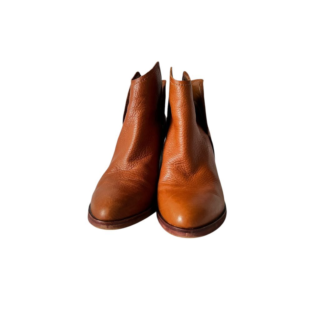 Dolce Vita Shep Brown Leather Ankle Booties Size 10