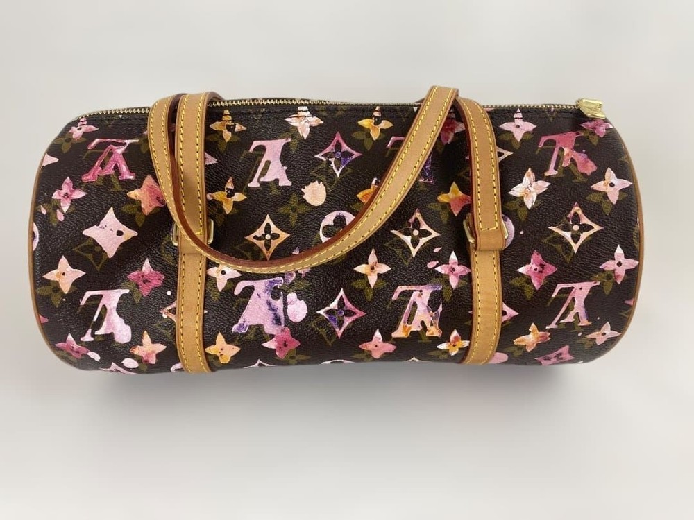 LOUIS VUITTON M95753 Monogram Watercolor Papillon 30 Richard-Prince Handbag