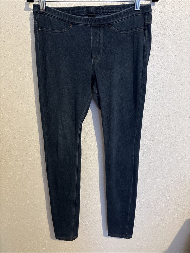 Hue denim leggings medium, Blue , Pull-on, Comfy #354