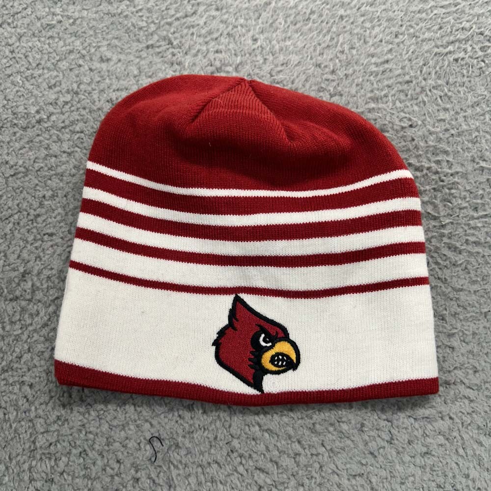 Louisville Cardinals Adidas Beanie Cap for Men and Women One Size UofL UL Ville