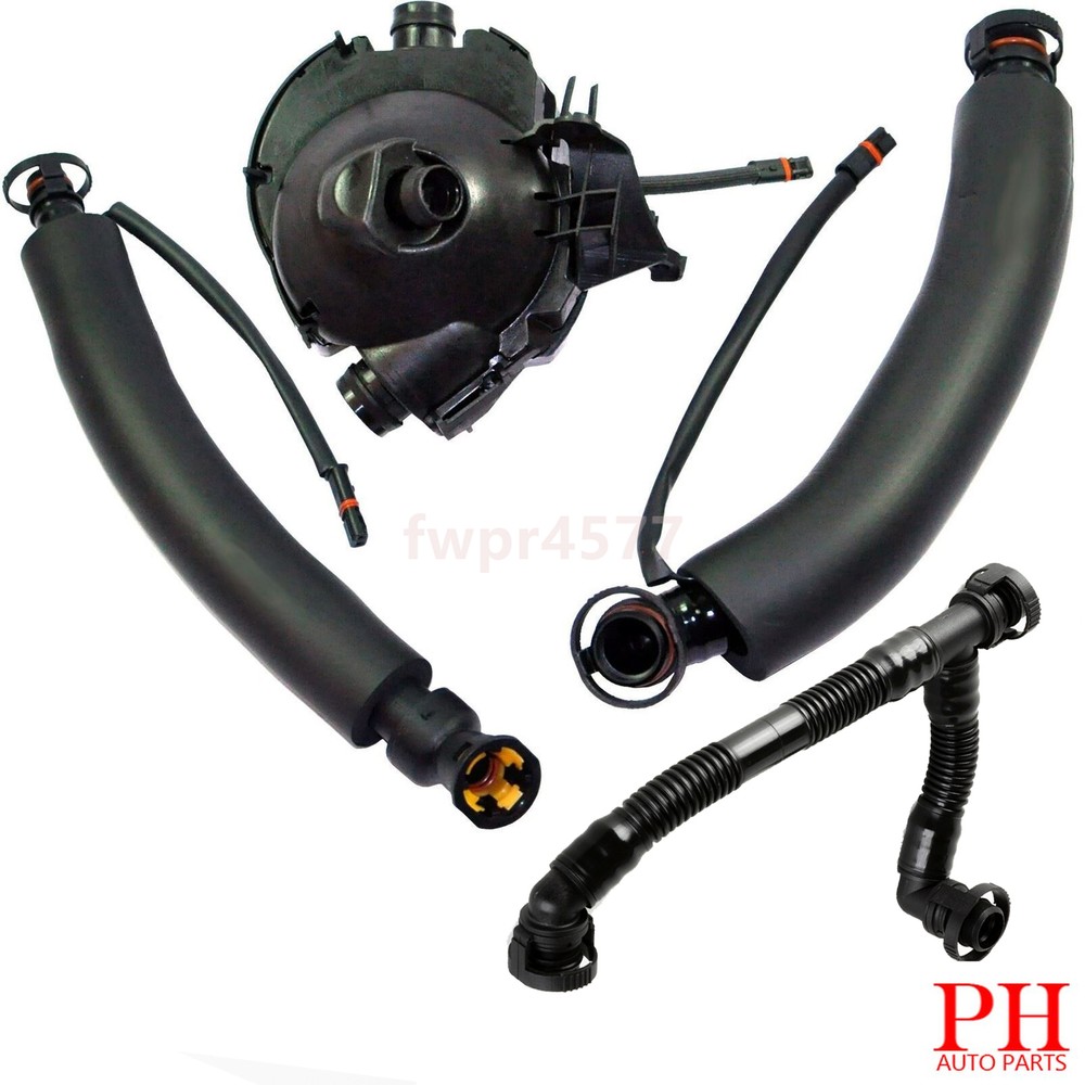 1set PCV Crankcase Breather Hose &Valve Kit  Fits For BMW E86 E90 E91 E60 E65