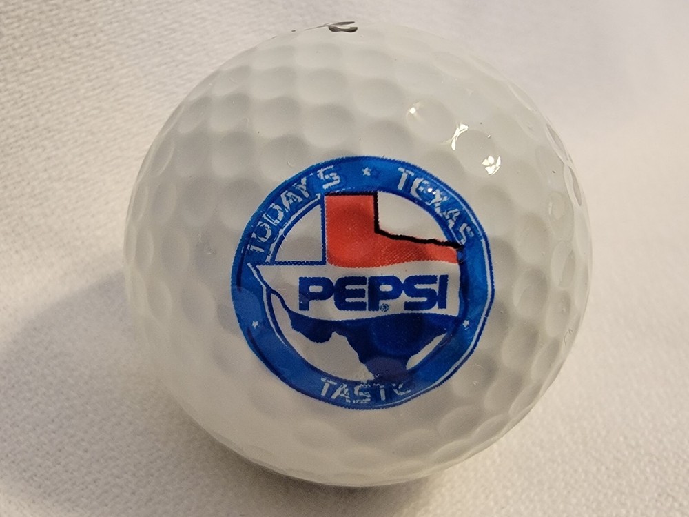 Pepsi Today's Texas Taste Logo Golf Ball