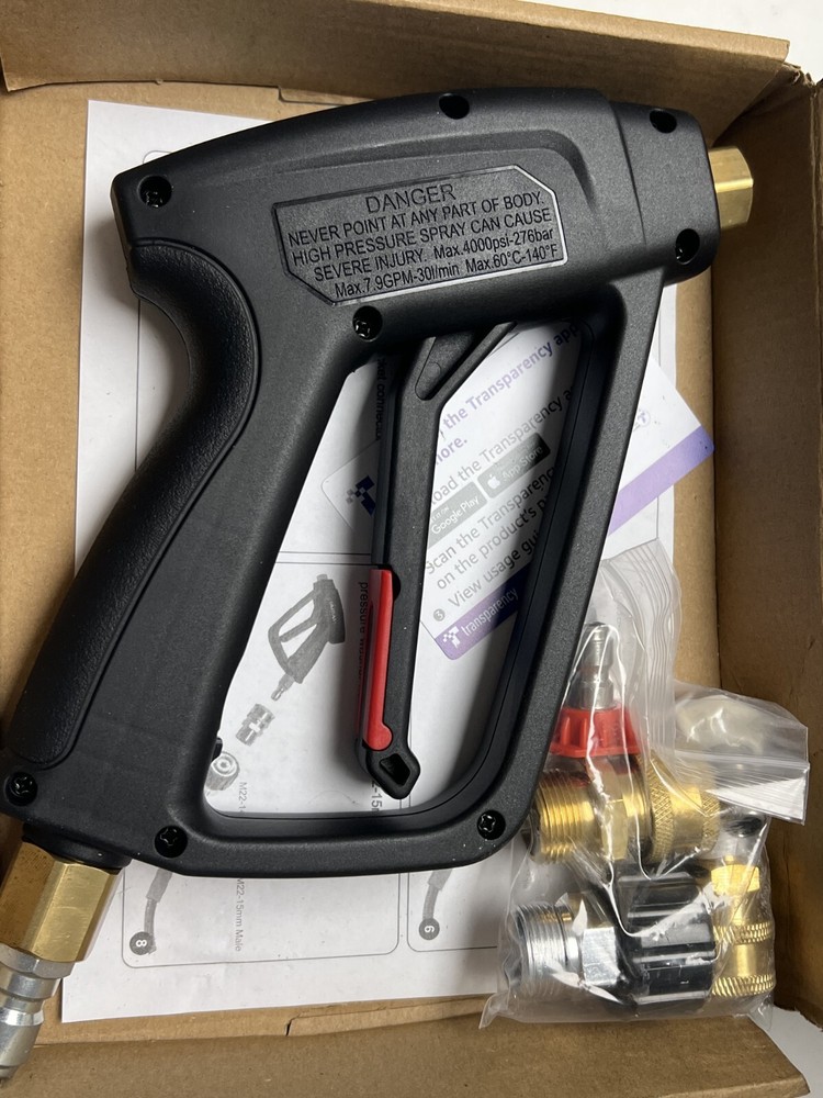 High-Pressure Brass Outlet Trigger Gun 5000PSI 10GPM 21290C