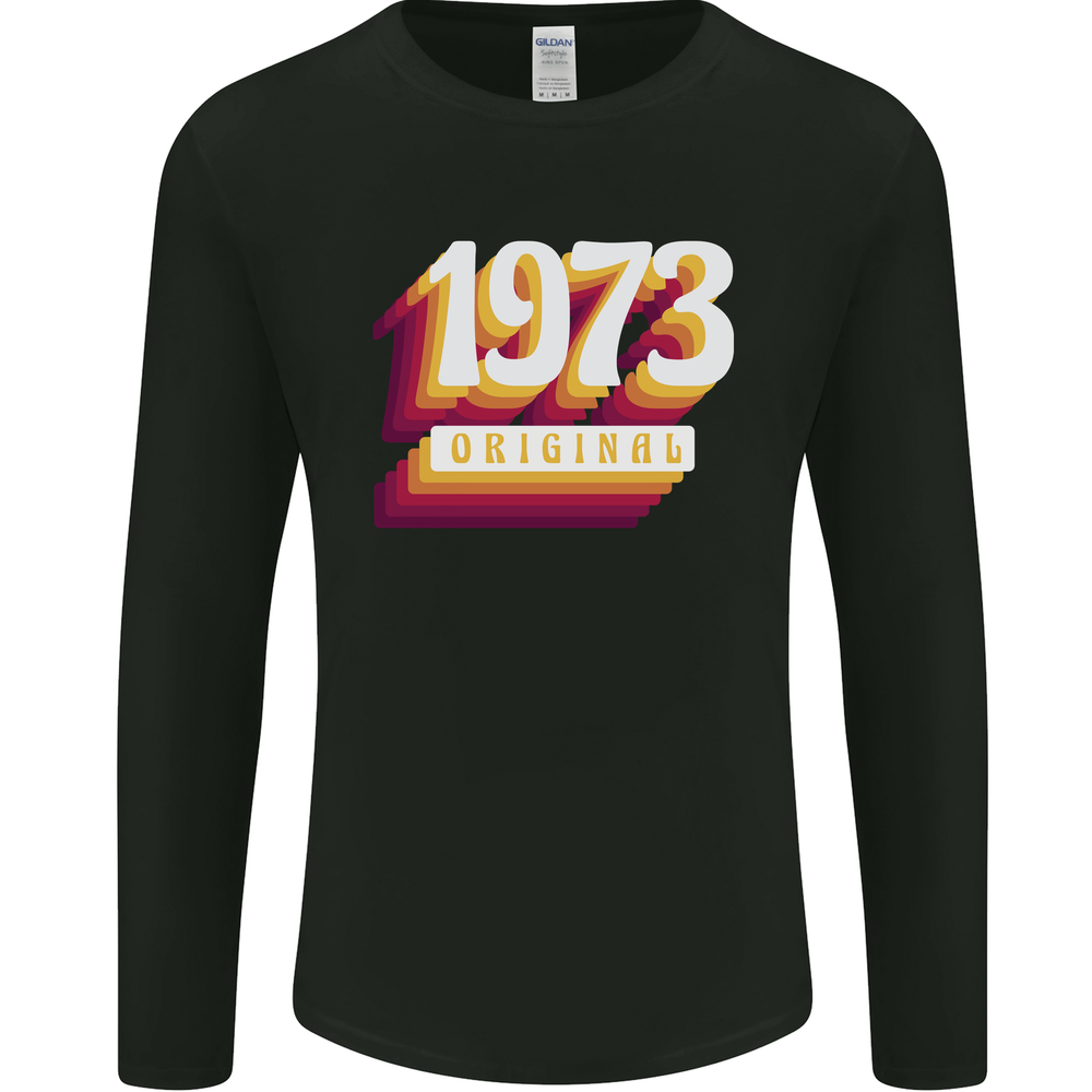 Retro 52nd Birthday Original 1973 Mens Long Sleeve T-Shirt