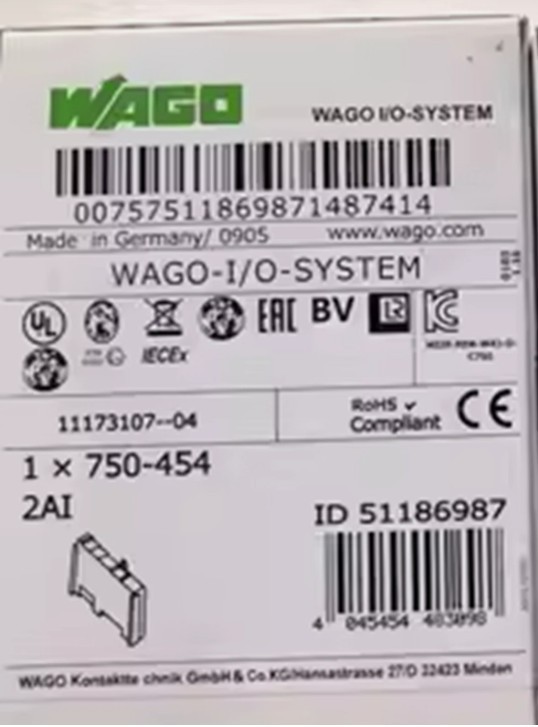 New In Box WAGO 750-454 PLC Module 750-454 750-454