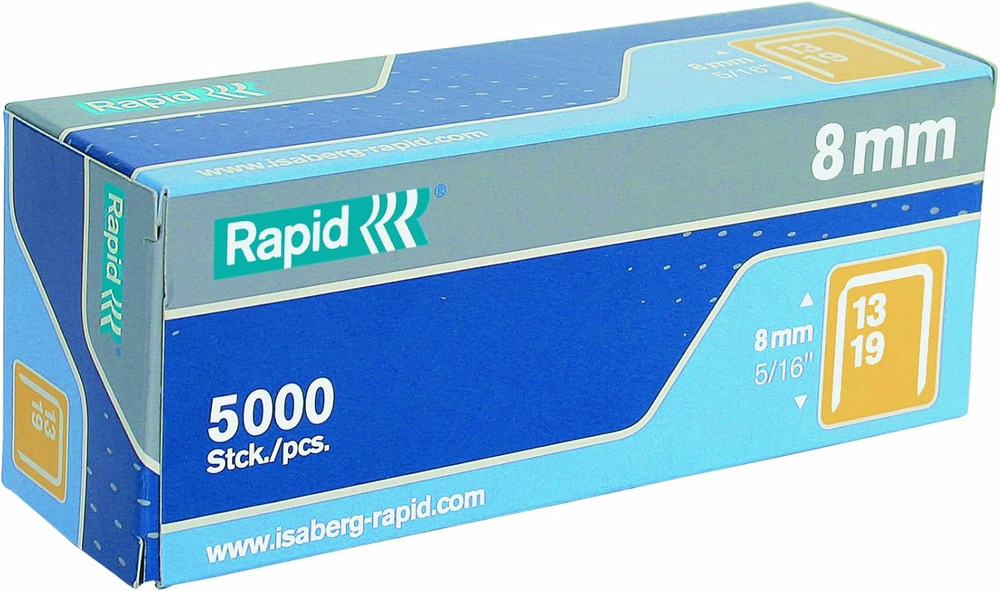 5/16-Inch 19 Series Fine Wire Staples for R19E & R23 - 5000/Box